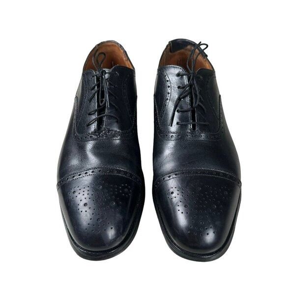 Brooks Brothers Brooks Brothers Peal & Co Made in England Black Leather Oxfo Size US 10 / EU 43 - 2 Thumbnail