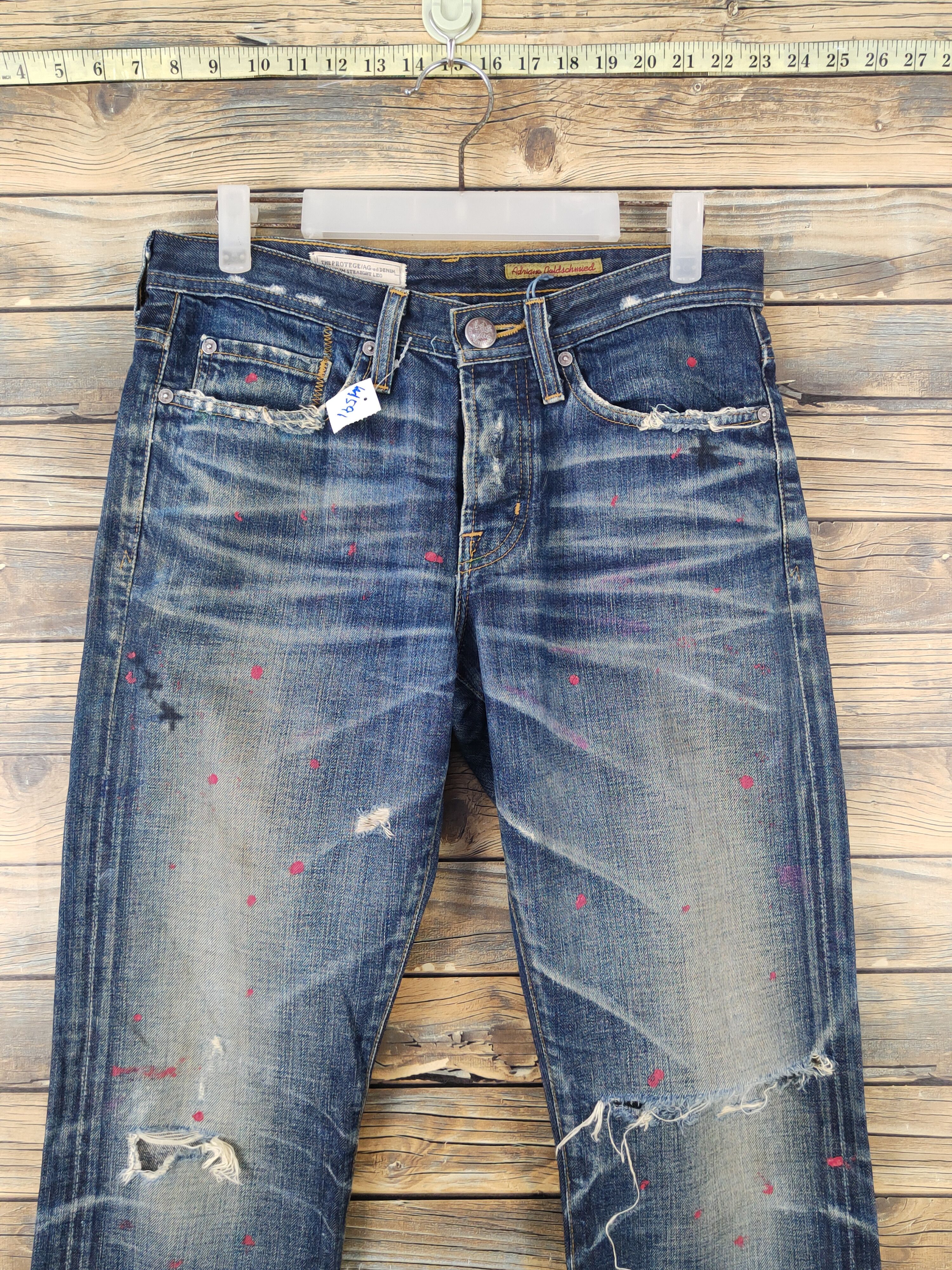 AG Adriano Goldschmied AG Adriano Goldschmied Distressed Ripped denim Jeans #W1591 Size US 29 - 2 Thumbnail