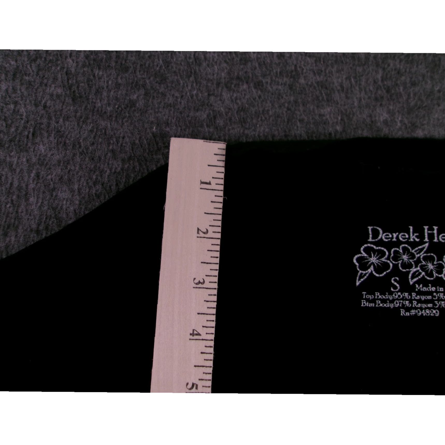 Vintage Derek Heart Top Womens Black Small Tunic Minimal Capsule Causal Base Layer Day Size S / US 4 / IT 40 - 4 Thumbnail