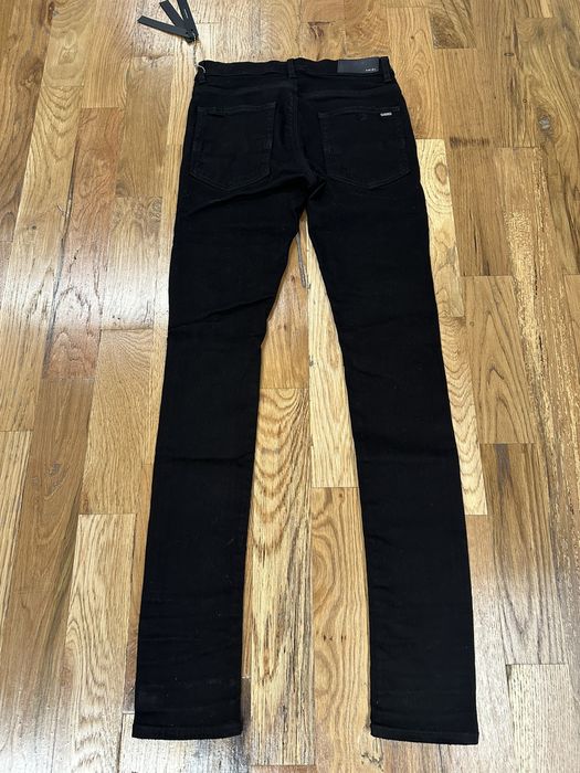 Amiri Amiri MX1 Black Paisley Black Denim Jeans Size 29 | Grailed