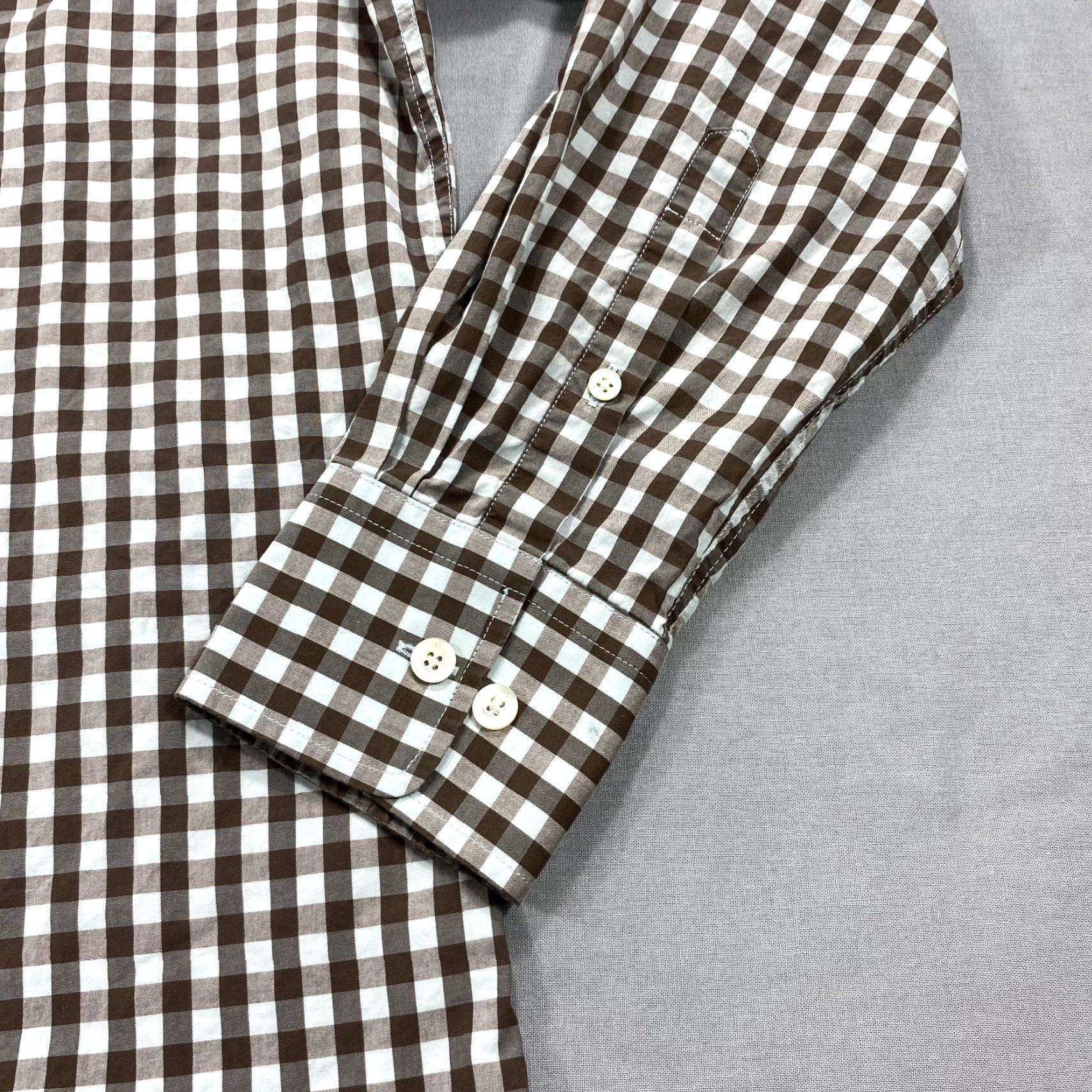 Vintage Twillory Shirt Mens Small 15.5 32-33 Green Check Tailored Fit Button Up Casual Size US S / EU 44-46 / 1 - 4 Thumbnail