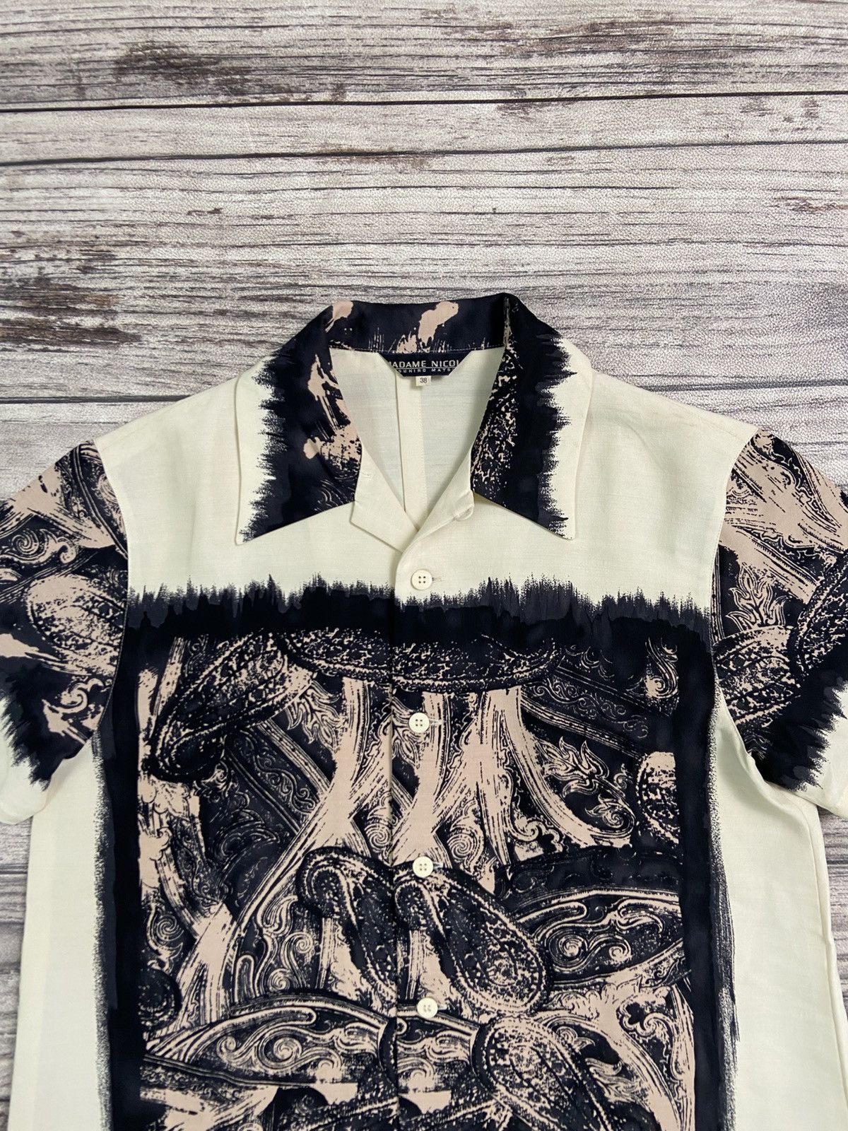 If Six Was Nine × Matsuda × Nicole Club 70s - 80s Mitsuhiro Matsuda Printed Shirt Size US M / EU 48-50 / 2 - 4 Thumbnail