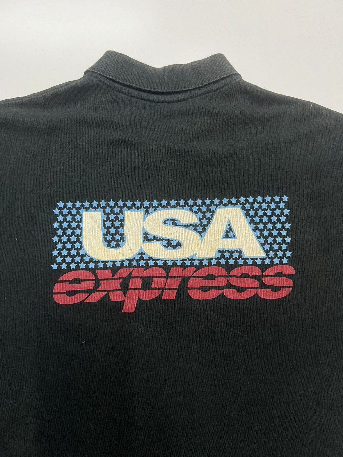 Vintage 🔥VINTAGE DHL USA EXPRESS COLLAR T-SHIRT Size US L / EU 52-54 / 3 - 3 Thumbnail