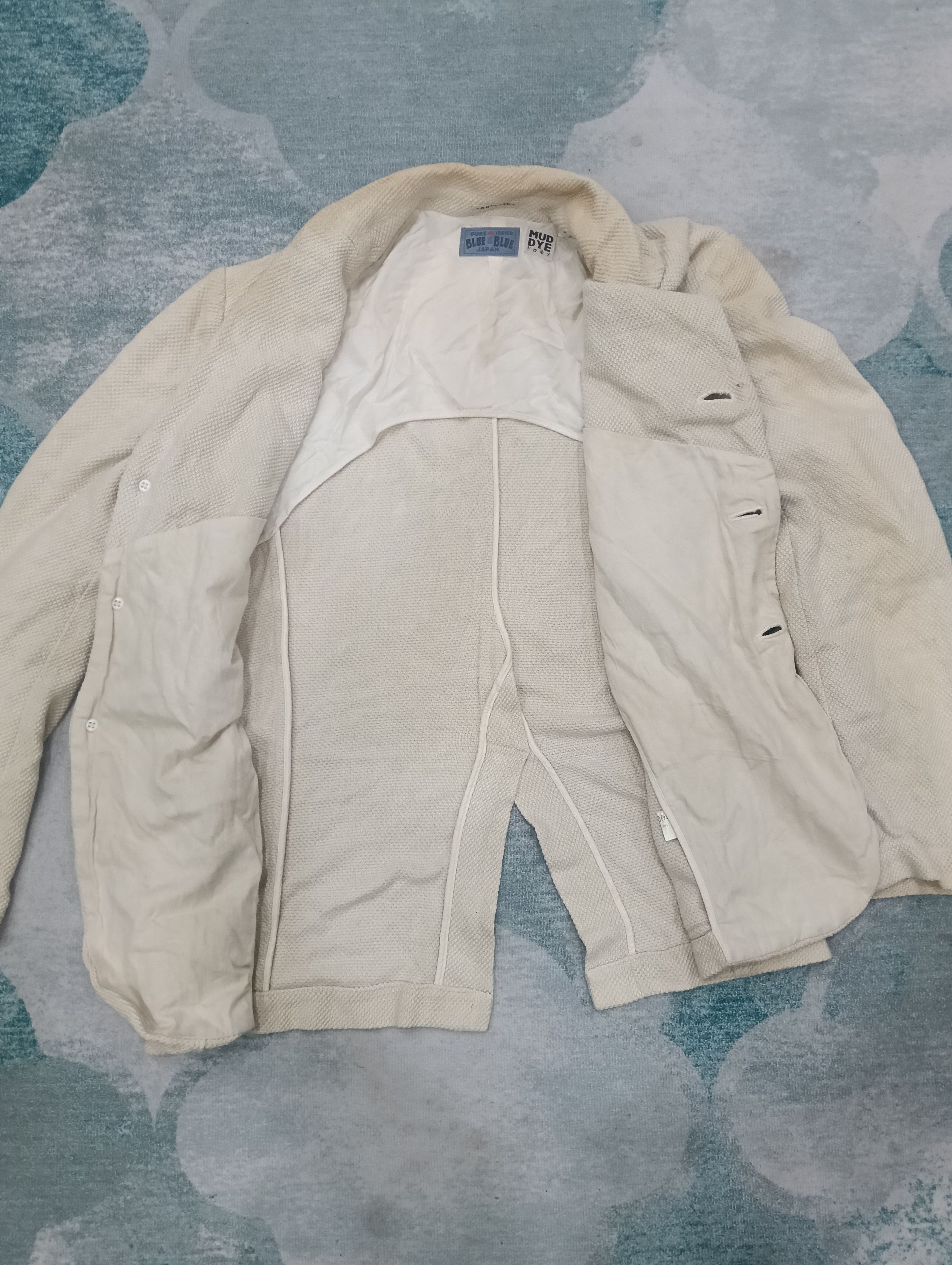 Blue Blue Japan × Japanese Brand Blue Blue Pure Indigo Mud Dye Japan Like Blazer Size US M / EU 48-50 / 2 - 7 Thumbnail