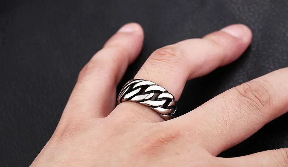 Jewelry Gothic Chain Rings Size ONE SIZE - 1 Preview