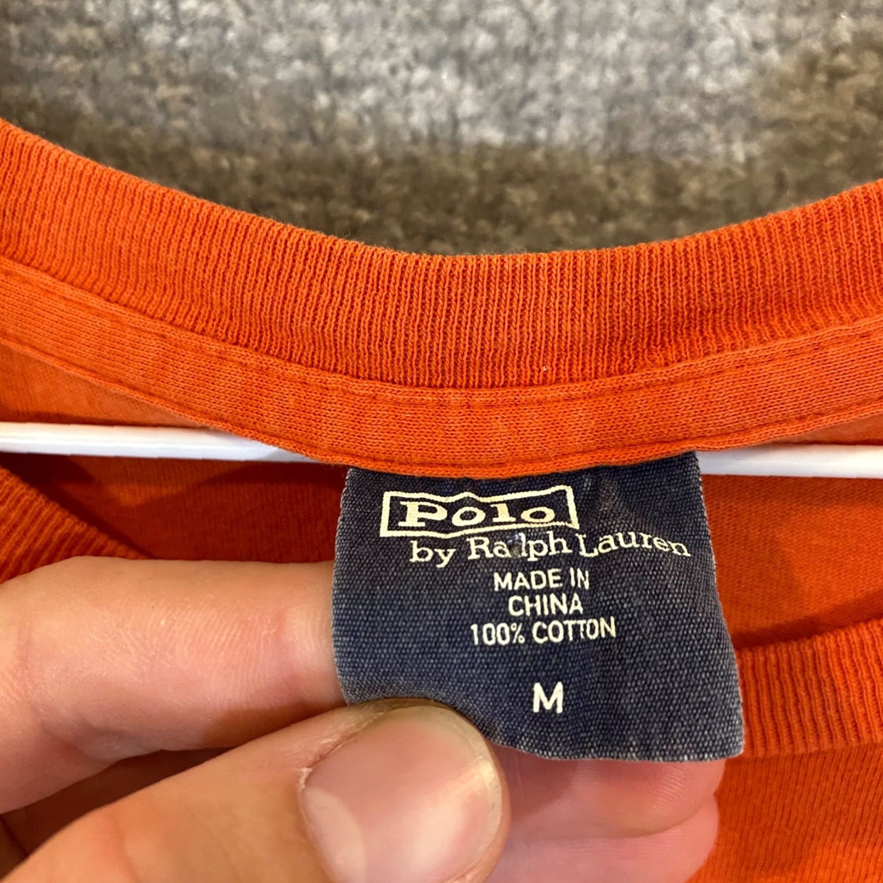 Polo Ralph Lauren Polo Ralph Lauren Shirt Mens Medium Orange MXMLVII New York RL Tee Short Sleeve Size US M / EU 48-50 / 2 - 3 Thumbnail