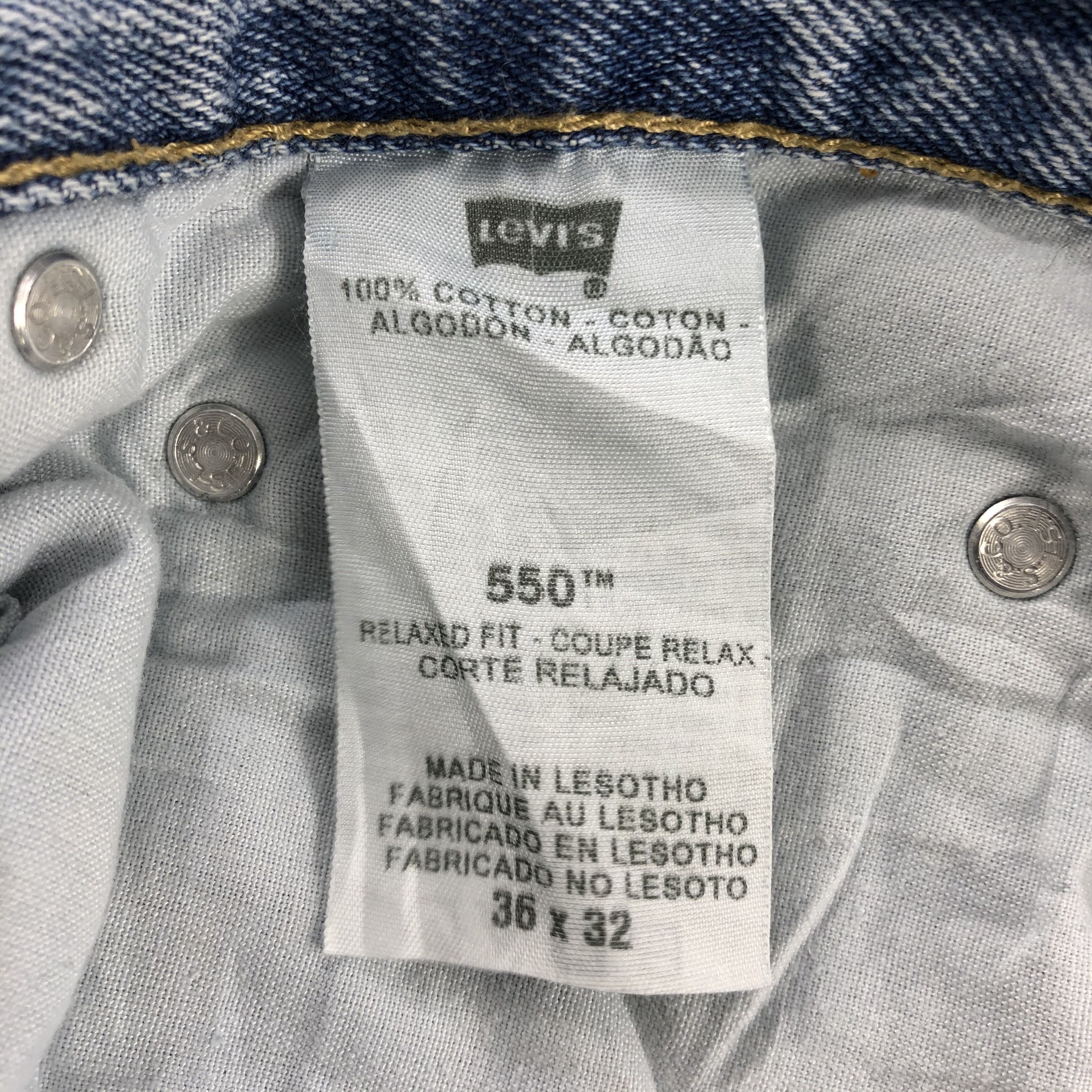Levi's × Vintage Vintage Light Wash Levis 550 Jeans-JM2574 Size US 36 / EU 52 - 13 Thumbnail
