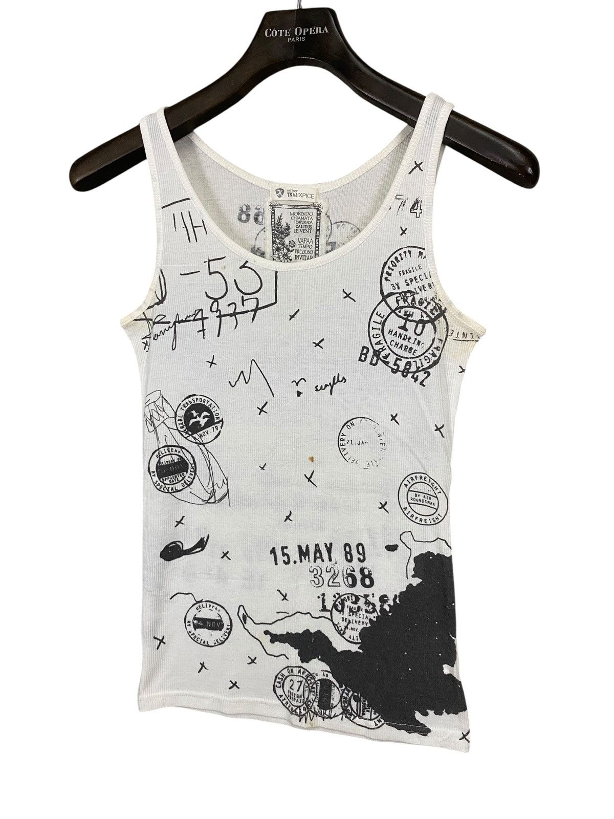 Takeo Kikuchi Vintage takeo kikuchi fullprinted tanktop/sleeveless Size US S / EU 44-46 / 1 - 4 Thumbnail