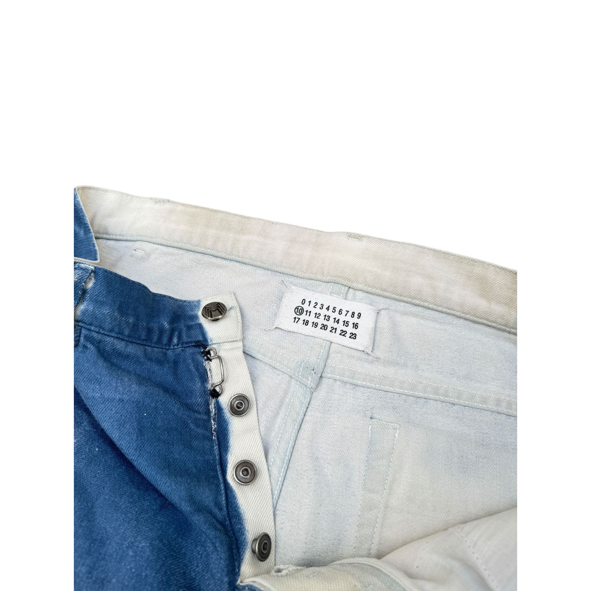 Maison Margiela Vintage Blue Painted Denim Jeans Size US 30 / EU 46 - 8 Thumbnail