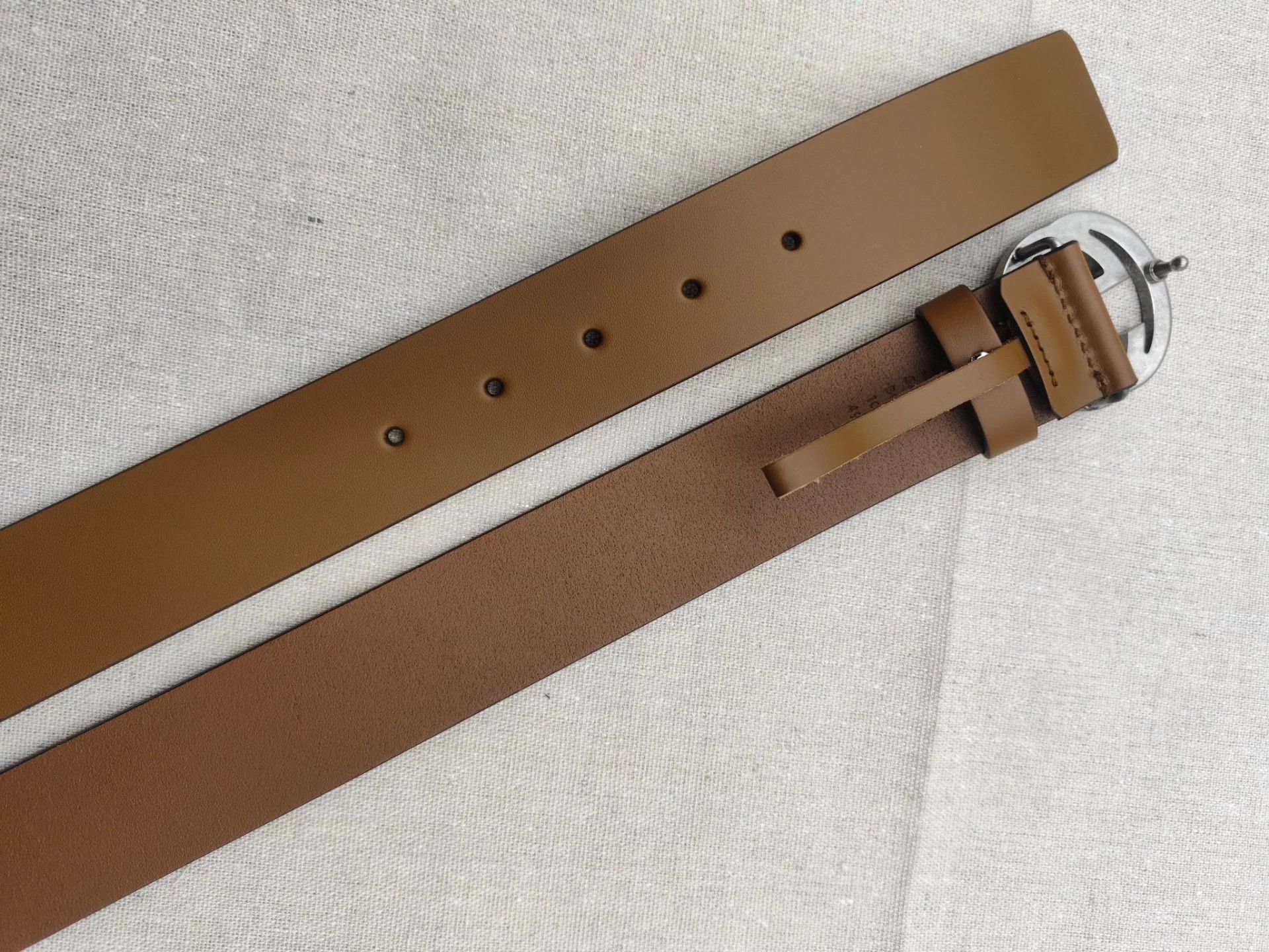 Gucci Gucci Brown Double G Buckle Belt 100/105 Size ONE SIZE - 6 Thumbnail