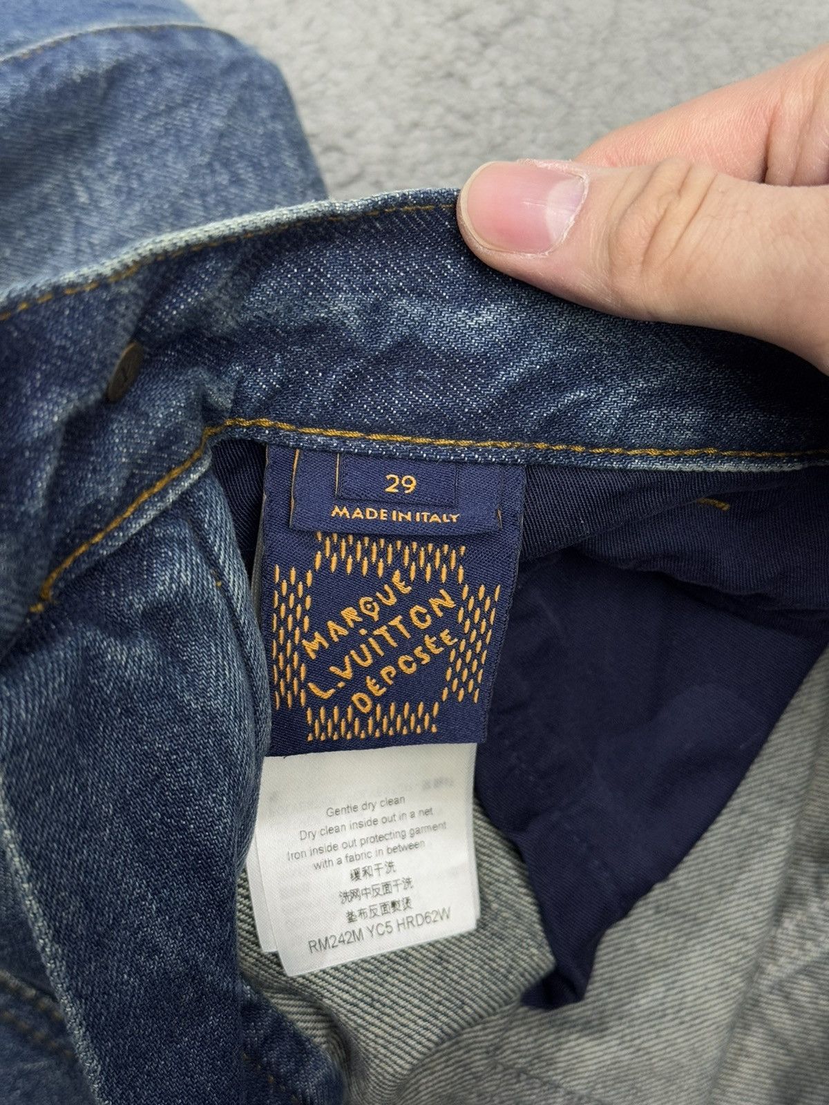 Louis Vuitton Louis Vuitton 24fw turquoise jeans Size US 29 - 15 Thumbnail