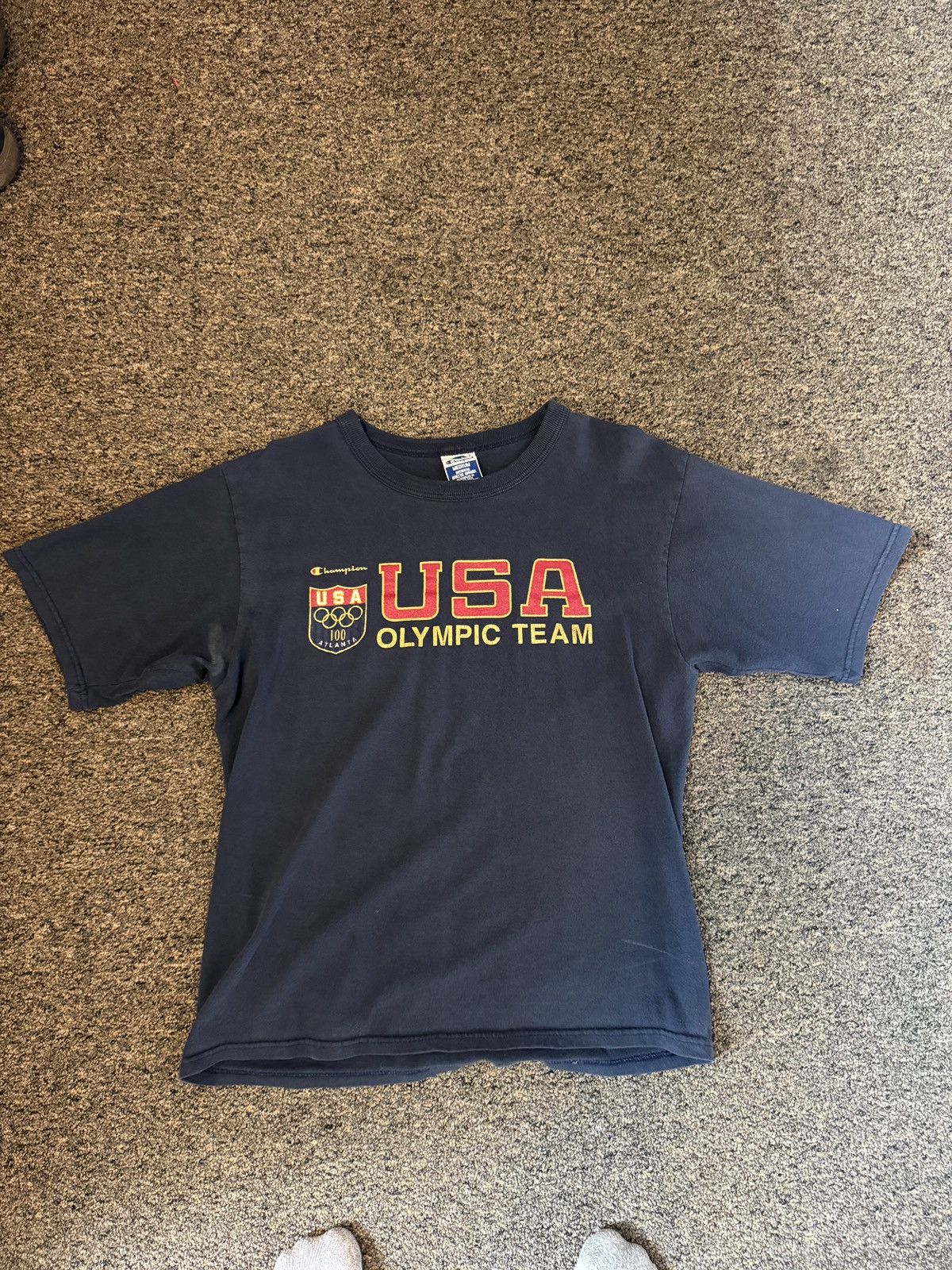 Champion Vintage Champion USA Olympics T-Shirt Size US M / EU 48-50 / 2 - 1 Thumbnail