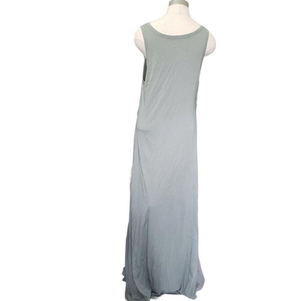 Designer CT345 Soft Surroundings Light Green Sleeveless Maxi Dress M Size M / US 6-8 / IT 42-44 - 5 Thumbnail