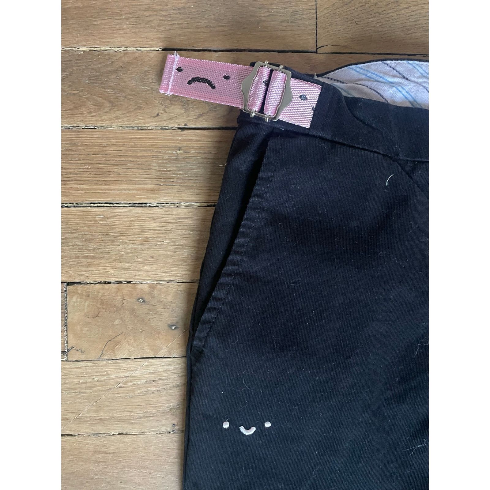 TSUKI TSUKI Black Cotton Twill Men's Straight Leg Pants SIze 36 Size US 36 / EU 52 - 3 Thumbnail