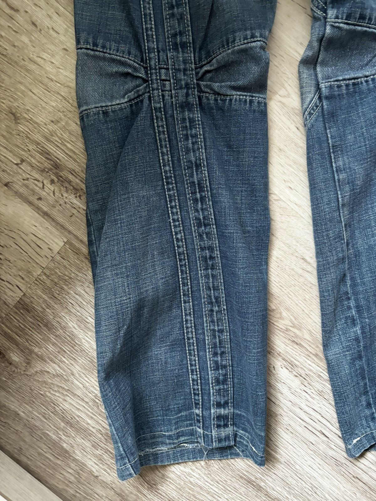 TOUGH JEANSMITH patchwork distressed jeans