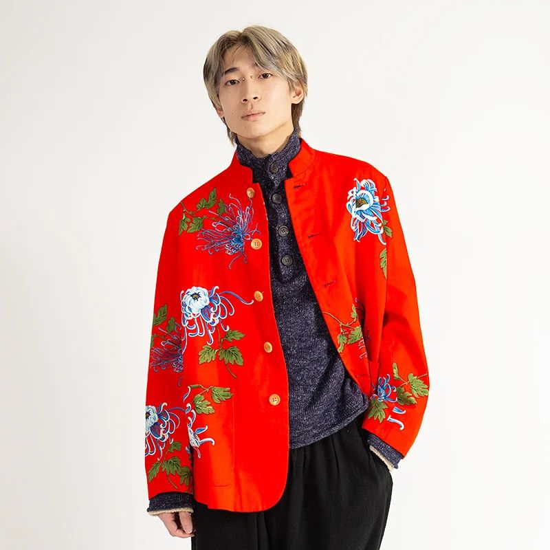 Yohji Yamamoto Yohji Yamamoto Flower and Boyhood Jacket Size US M / EU 48-50 / 2 - 18 Thumbnail
