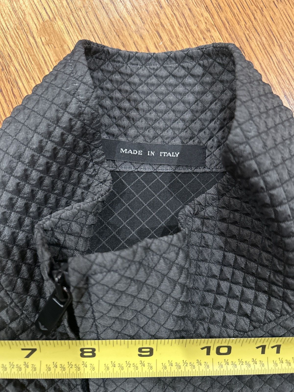 Emporio Armani NEW Emporio Armani Diamond Textured Jacket Lightweight Size US M / EU 48-50 / 2 - 6 Thumbnail