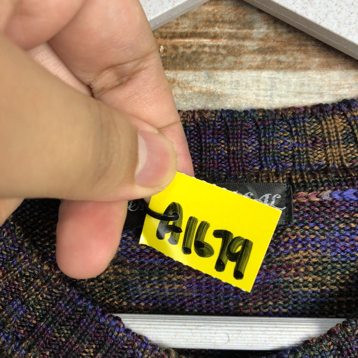 Japanese Brand Pursuft Deideal Purple Cardigan vintage Knitwear #A1679 Size M / US 6-8 / IT 42-44 - 11 Thumbnail