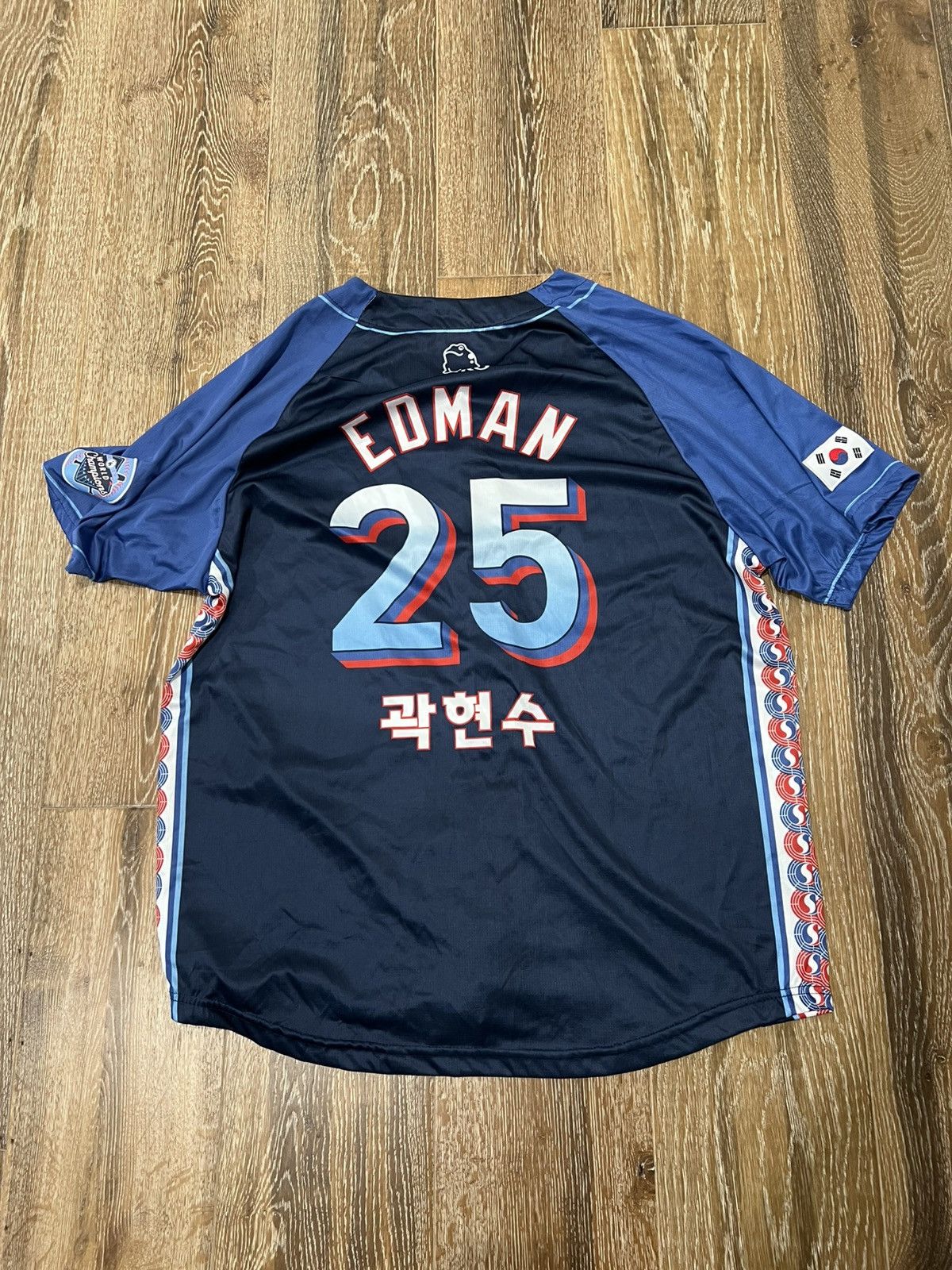 MLB Los Angeles Dodgers 2025 Korean Heritage Tommy Edman Jersey Size US XL / EU 56 / 4 - 2 Thumbnail