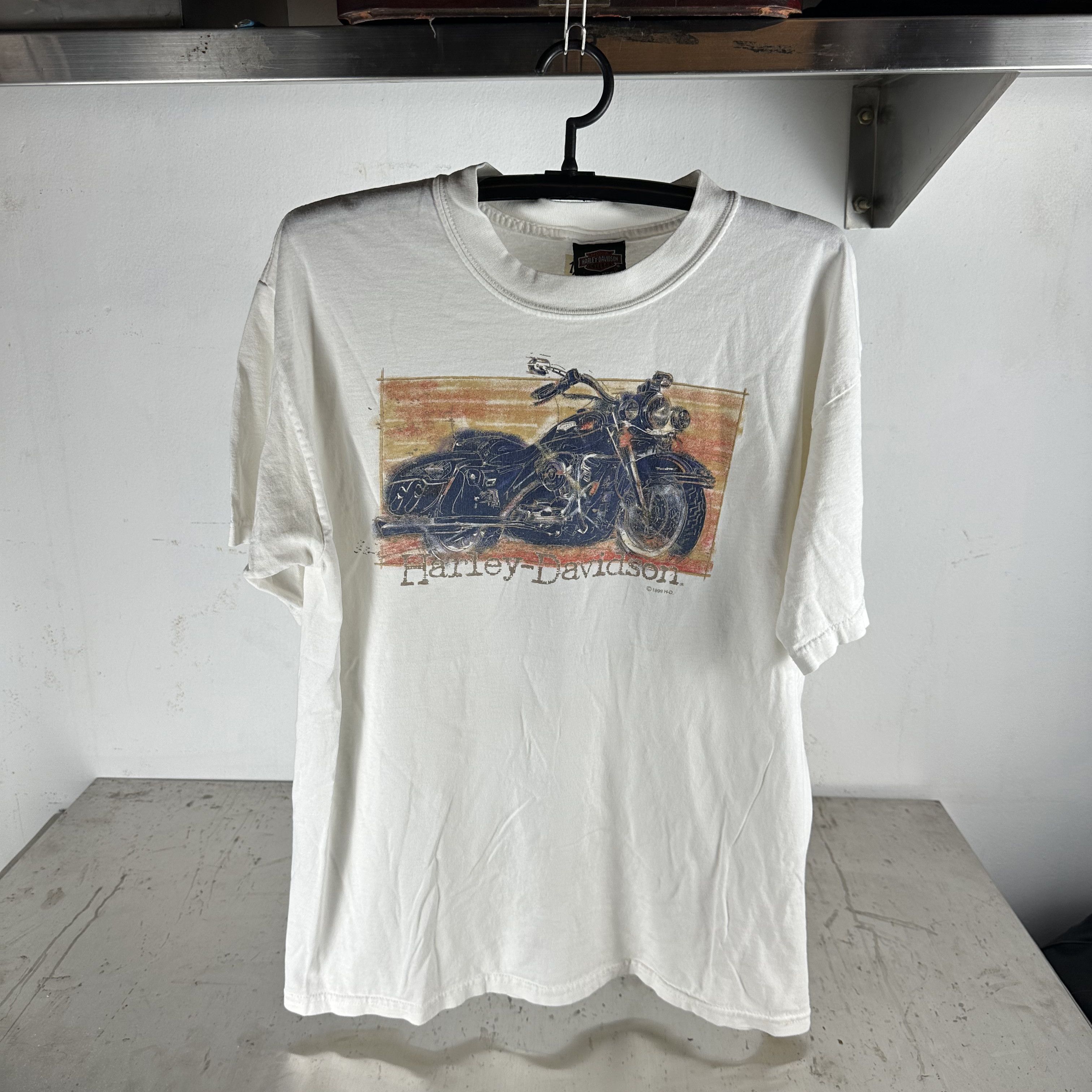 Vintage Vintage 1999 Harley Davidson Motorcycle Canada Promo T-shirt Size US L / EU 52-54 / 3 - 1 Thumbnail