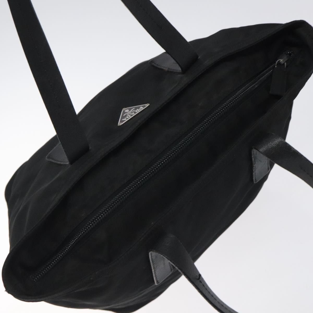 Prada PRADA Hand Bag Nylon Black Silver Size ONE SIZE - 6 Thumbnail