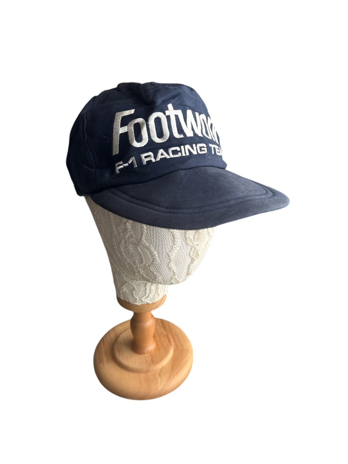 VINTAGE 90s FOOTWORK F1 RACING TEAM RACE CAP HAT