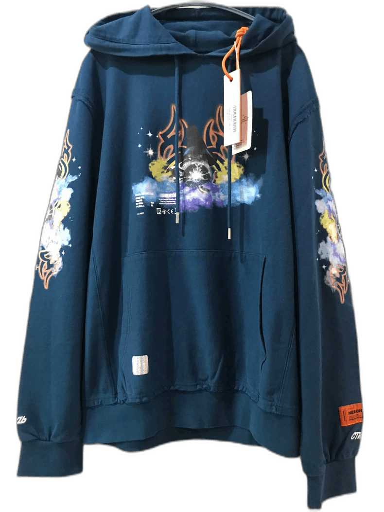Heron Preston Heron Preston Graphic Hooded Sweatshirt-yf Size US XS / EU 42 / 0 - 1 Thumbnail