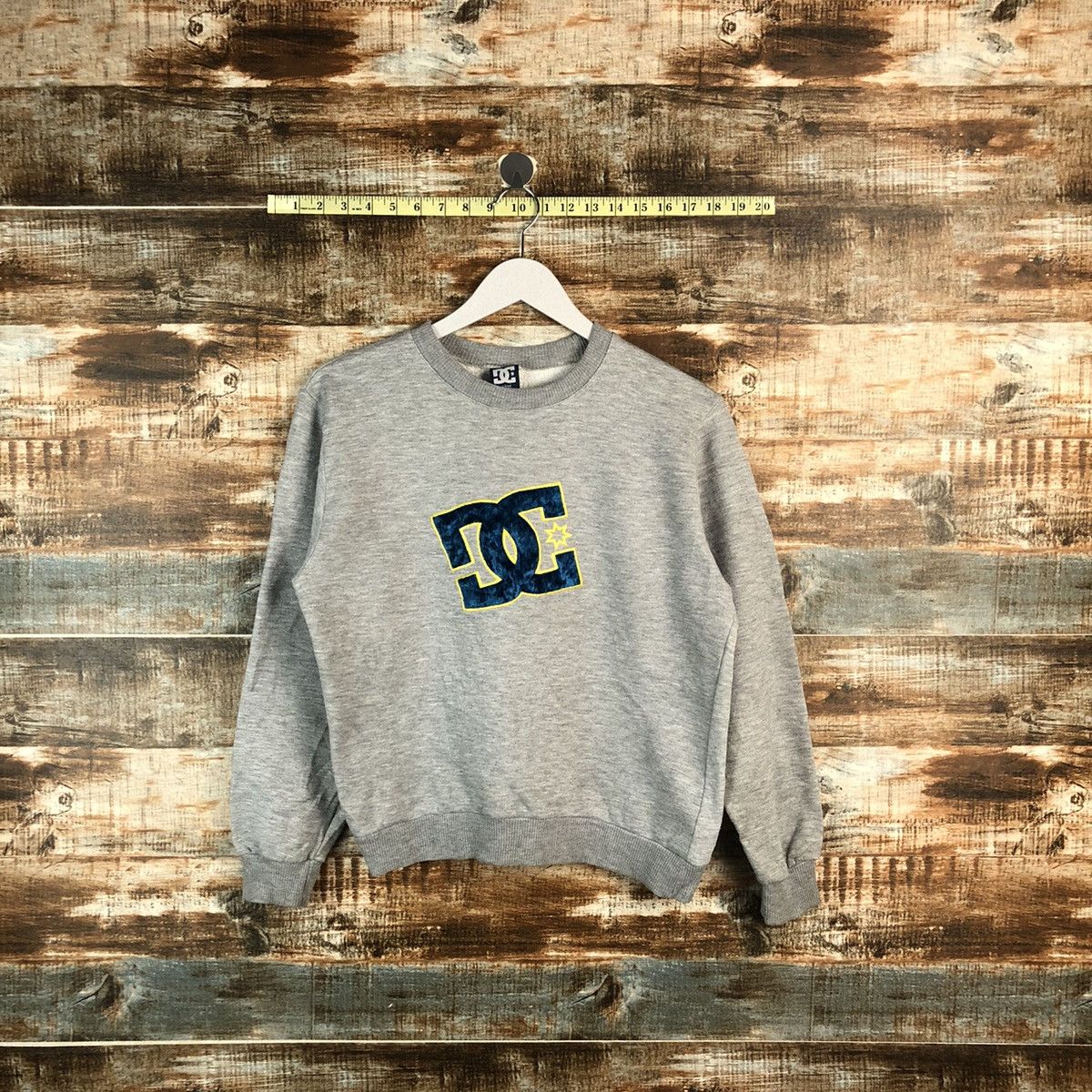 DC × Vintage DC Grey vintage Sweatshirt #A1942 Size US S / EU 44-46 / 1 - 1 Thumbnail