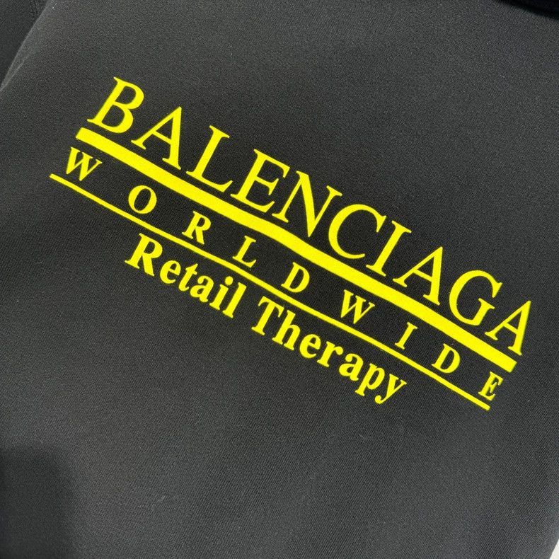 Balenciaga Balenciaga Logo Black Sweatshirt Size US S / EU 44-46 / 1 - 3 Thumbnail