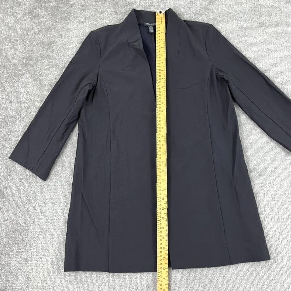 Eileen Fisher VINTAGE Eileen Fisher Blazer Jacket Shirt Womens PS Petite Small Gray Office Business Casual Size S / US 4 / IT 40 - 4 Thumbnail