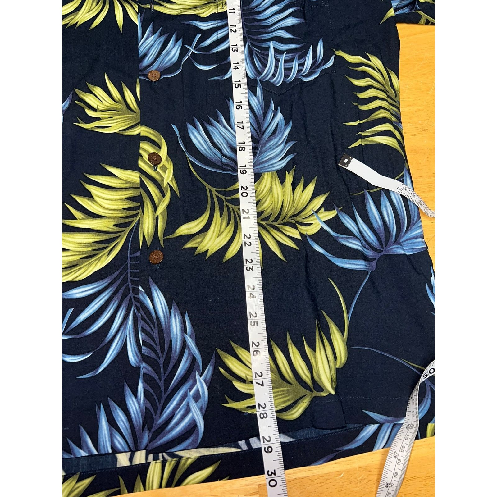 Other Vintage Bishop St. Button Down Shirt Blue Hawaii Floral Tee Size US M / EU 48-50 / 2 - 9 Thumbnail