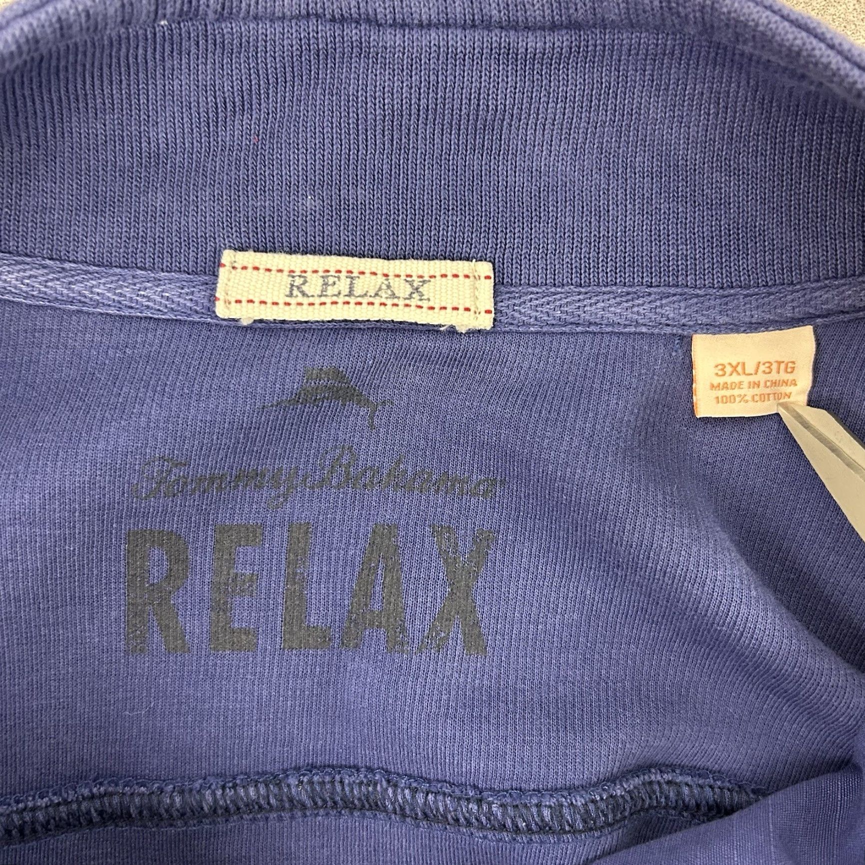 Tommy Bahama Tommy Bahama Pullover Quarter Zip Paradise Nation Relax Blue Men’s 3XL Size US XXL / EU 58 / 5 - 5 Thumbnail