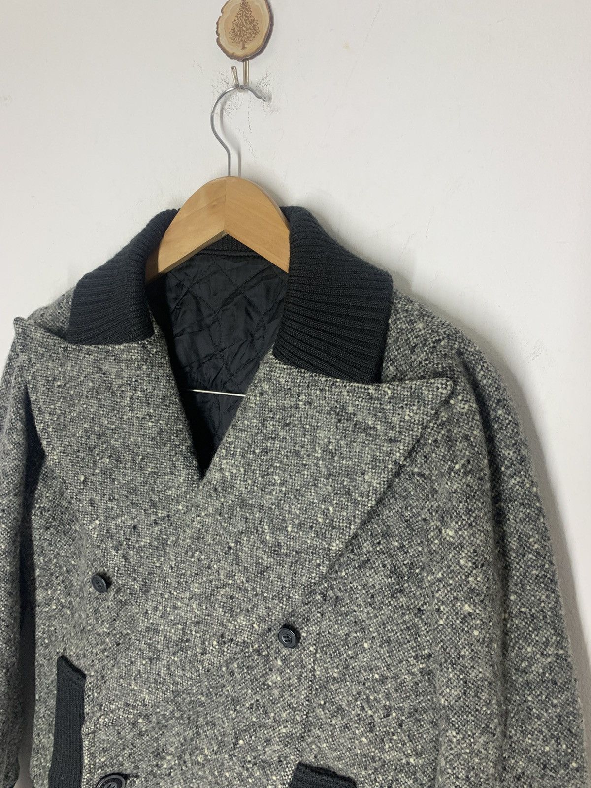 Hysteric Glamour × Japanese Brand Hysteric Glamour Tweed Double Breast Quilted Jacket Size US S / EU 44-46 / 1 - 3 Thumbnail
