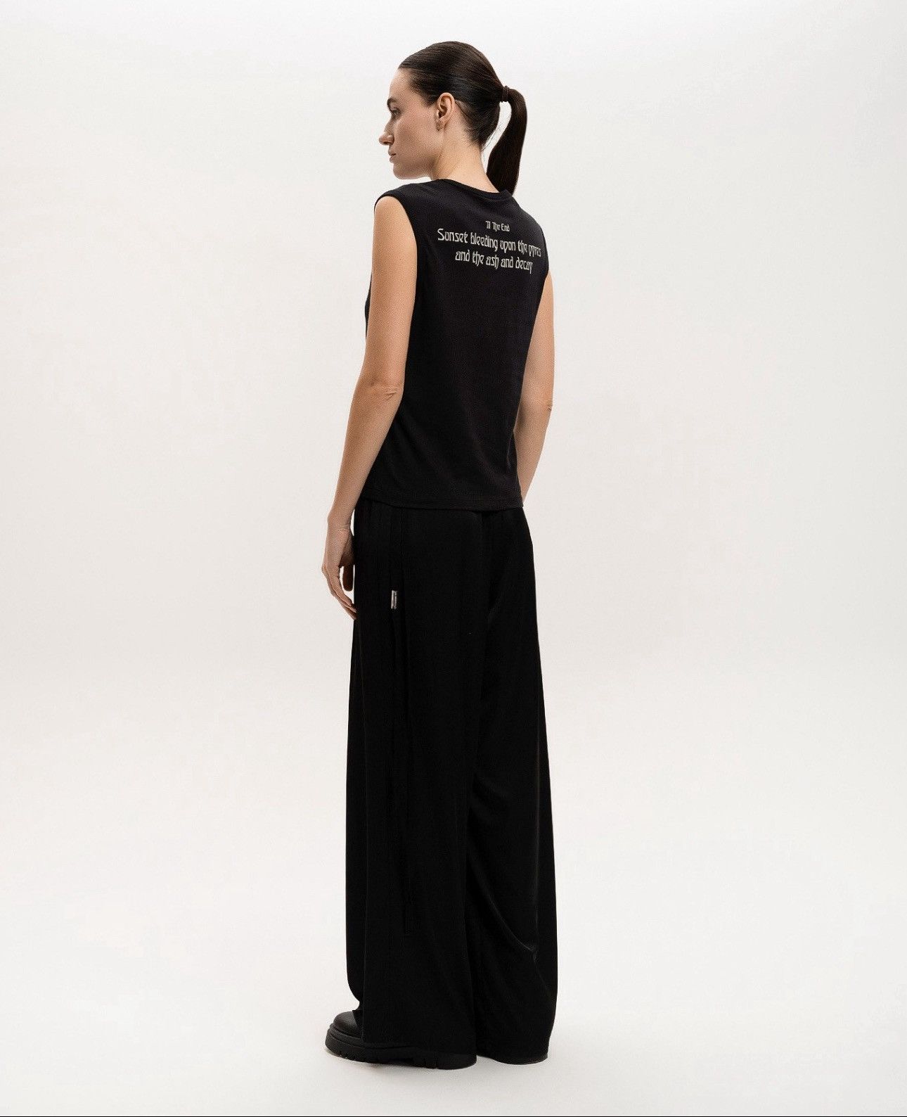 Ann Demeulemeester Last Ann Demeulemeester Sunset Bleeding Black Top Size M / US 6-8 / IT 42-44 - 3 Thumbnail
