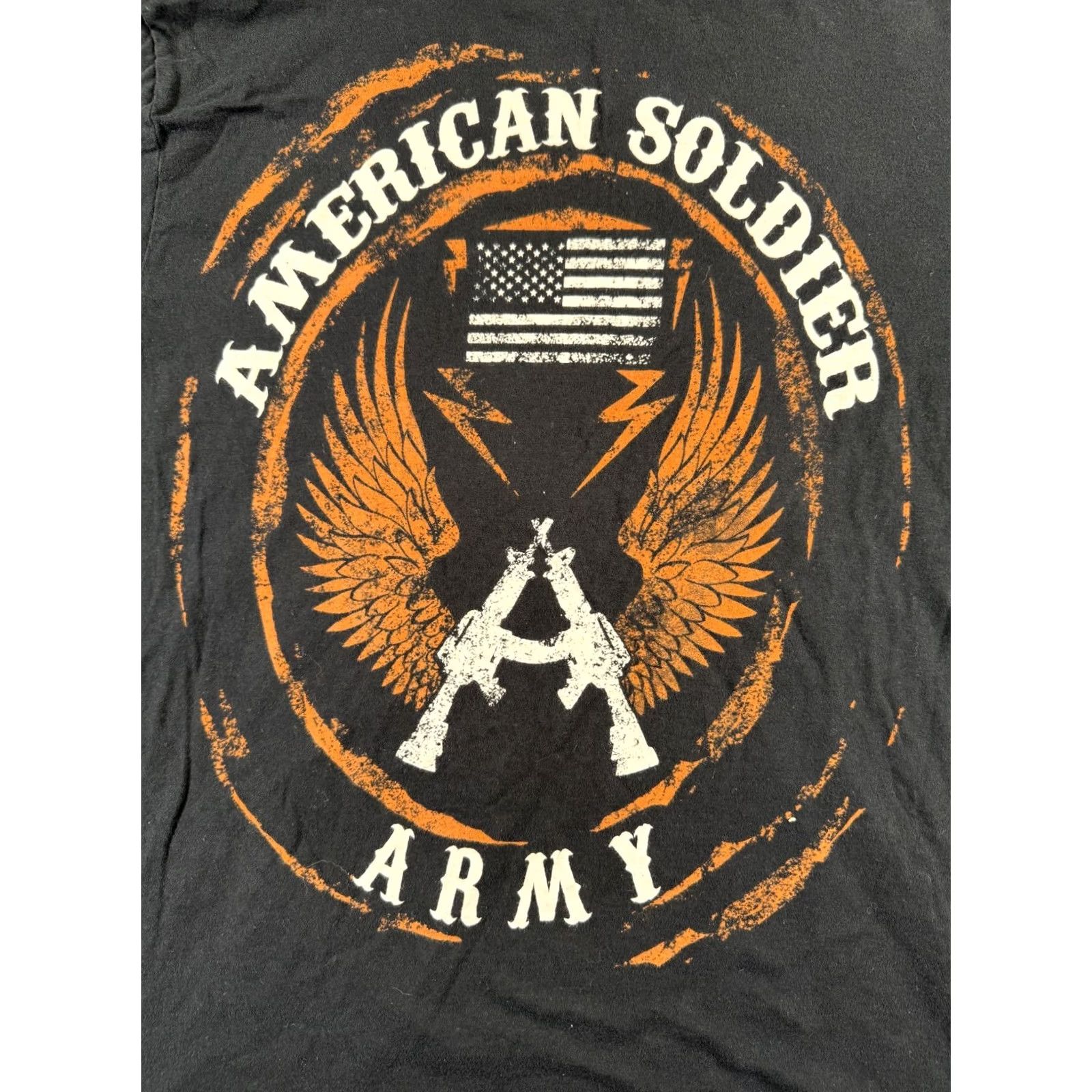 Affliction Apprime American Soldier Army Flag Shirt Mens Large Affliction Style Size US L / EU 52-54 / 3 - 5 Thumbnail