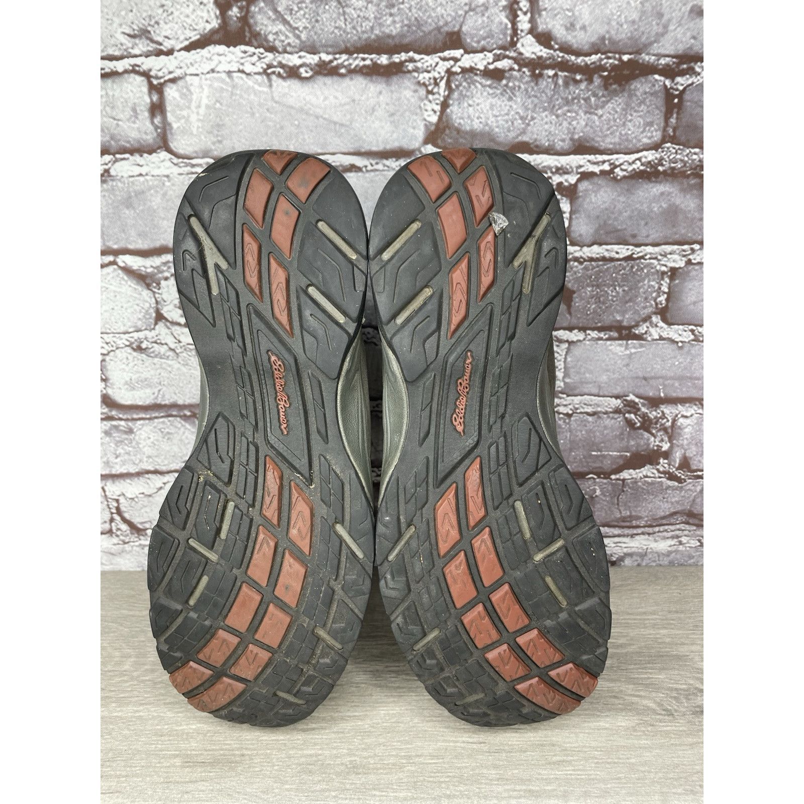 Eddie Bauer Eddie Bauer Green Brown Suede Leather Mid Lace Up Desert Boo Size US 11.5 / EU 44-45 - 6 Thumbnail