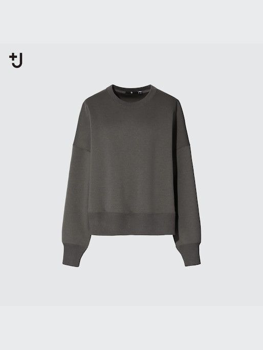 Jil Sander × Uniqlo Uniqlo +J Dry Cropped Drop Shoulder Sweatshirt Size L / US 10 / IT 46 - 2 Thumbnail