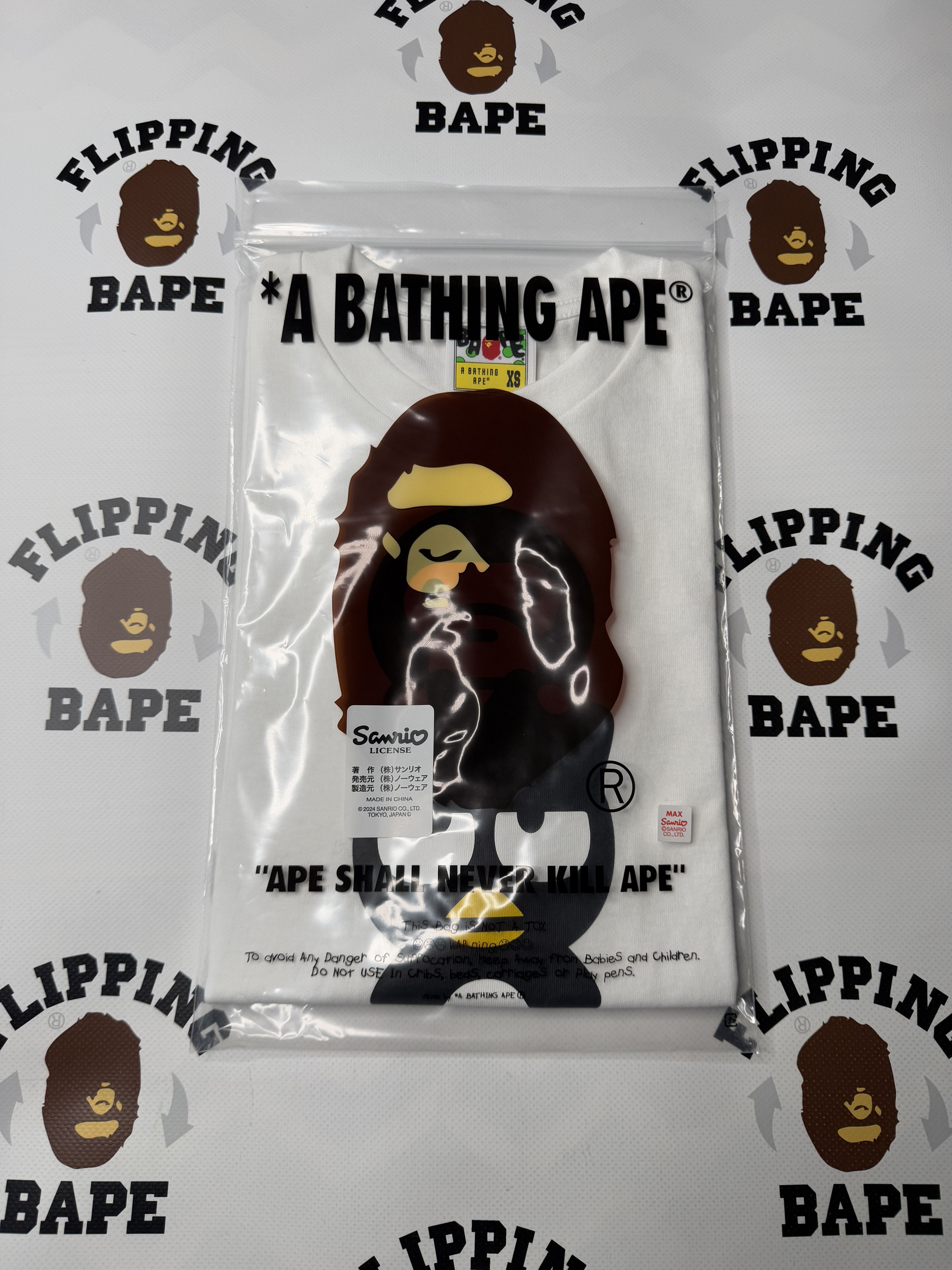 Bape BAPE BABY MILO X BAD BADTZ MARU TEE Size US XS / EU 42 / 0 - 8 Thumbnail