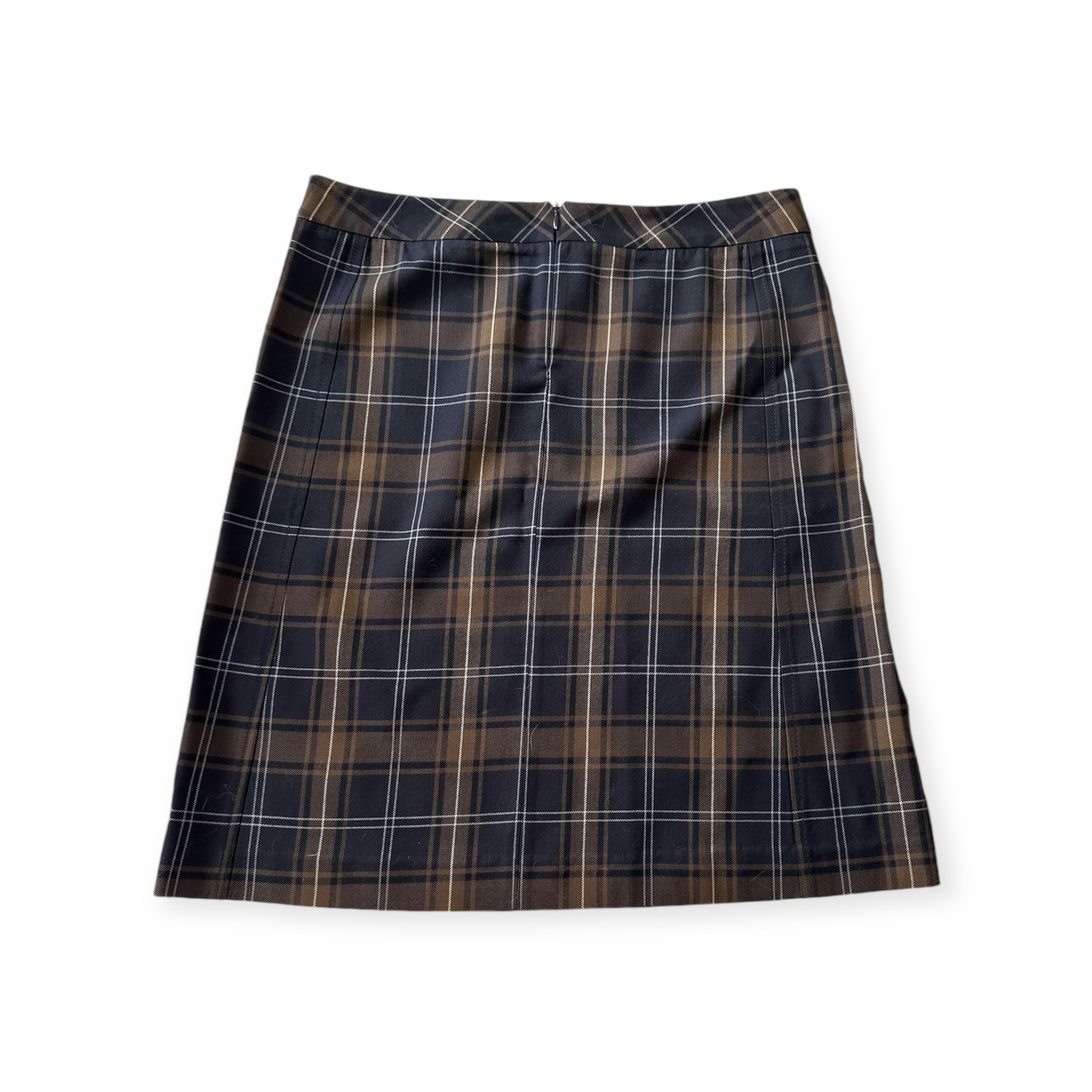 Miu Miu Miu Miu Tartan Wool A-Line Skirt Size 44 Size 30" / US 8 / IT 44 - 5 Thumbnail