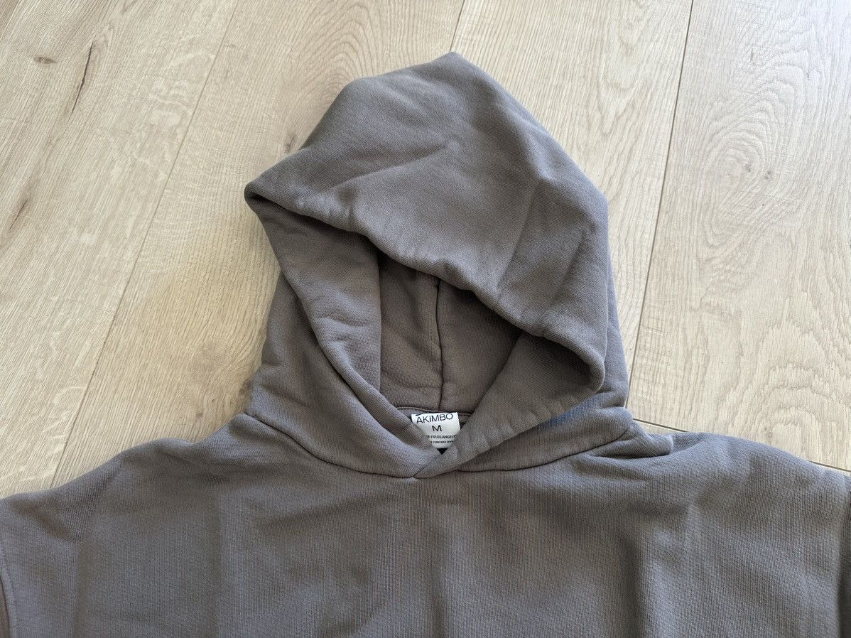 Akimbo Club Cement gray hoodie Size US M / EU 48-50 / 2 - 2 Thumbnail