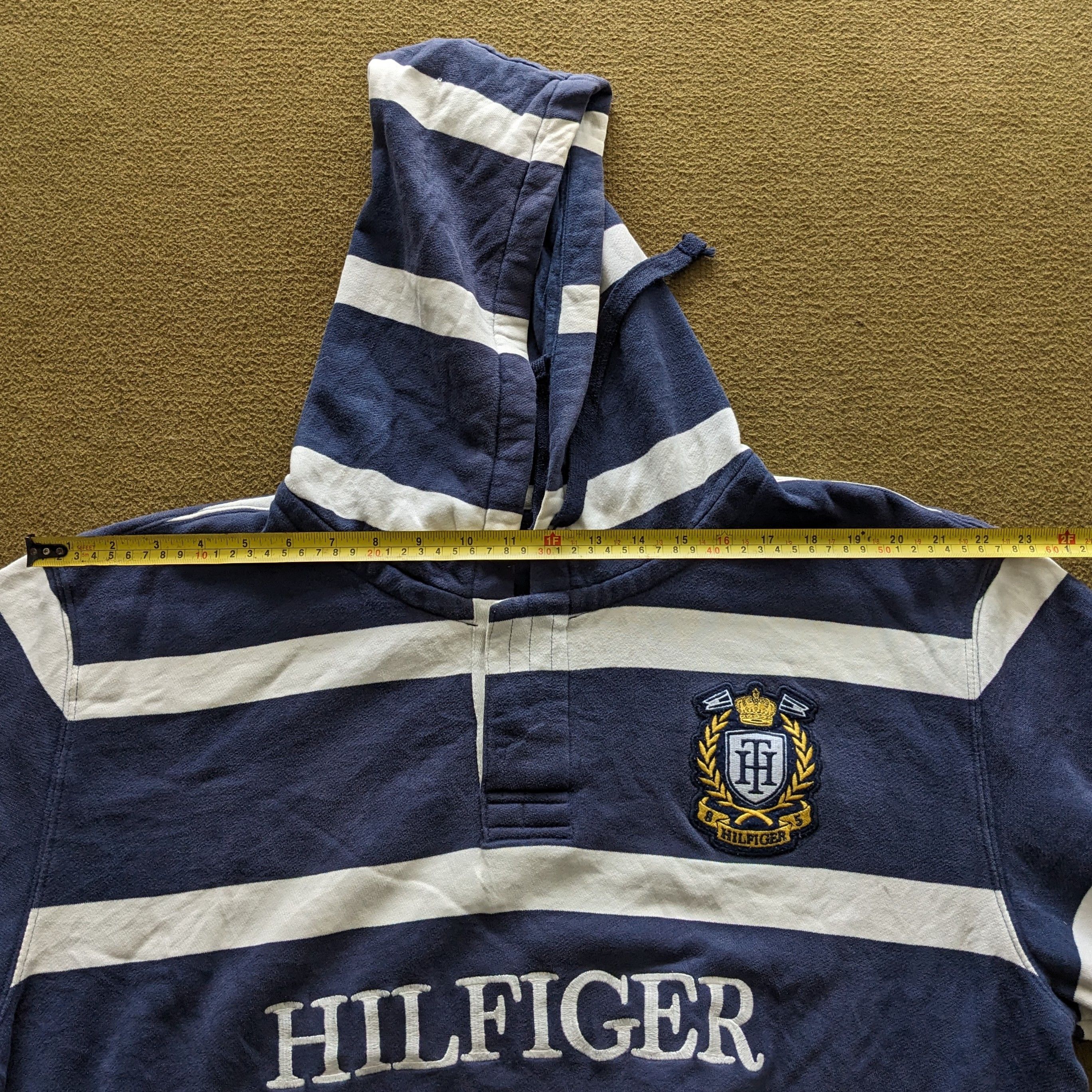 Vintage Vintage TOMMY HILFIGER American Streetwear Style Hoodies Size US XL / EU 56 / 4 - 3 Thumbnail