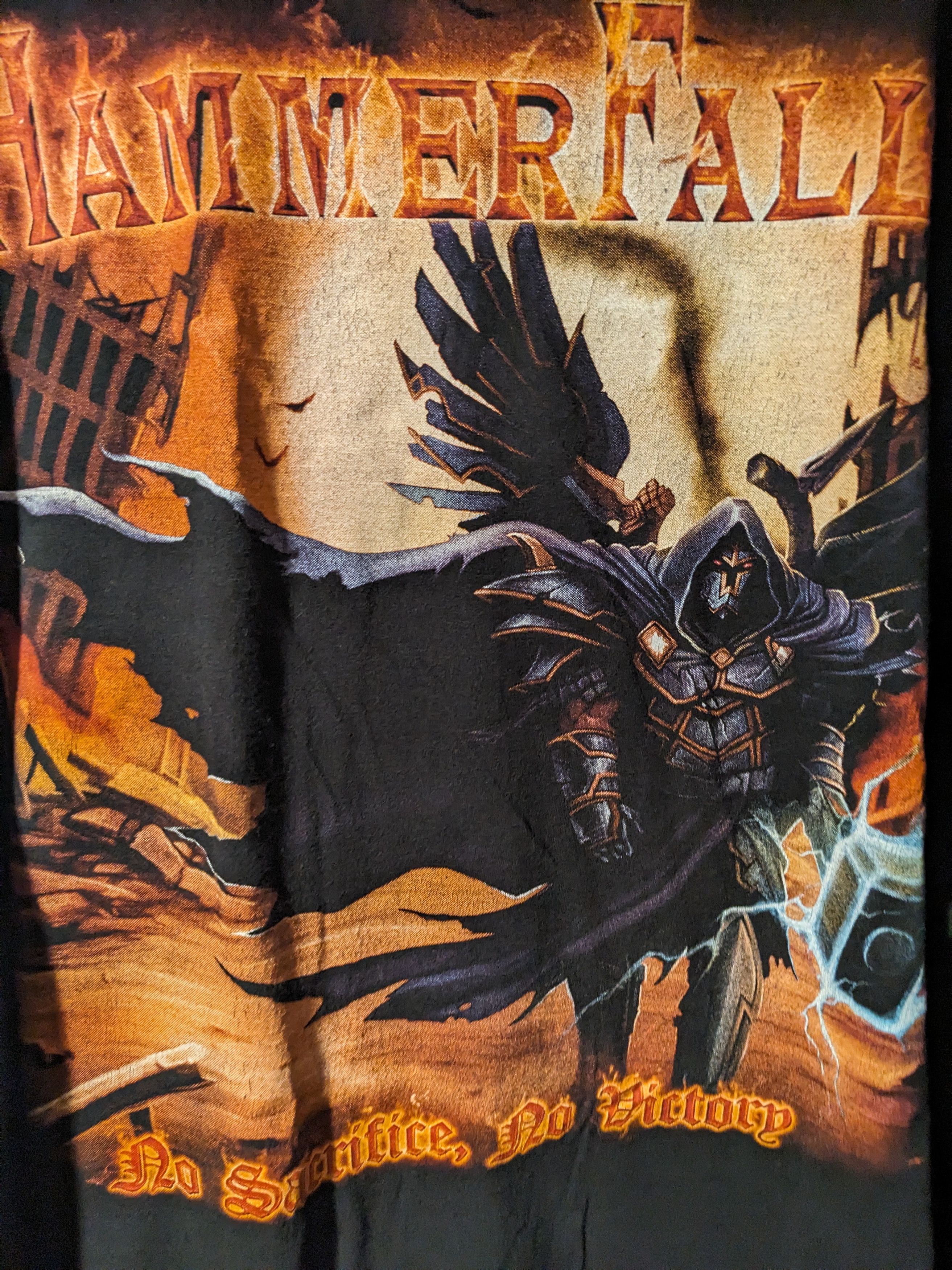 Band Tees × Vintage Vintage 2009 HammerFall No Sacrifice No Victory Long-Sleeve Size US XXL / EU 58 / 5 - 2 Thumbnail
