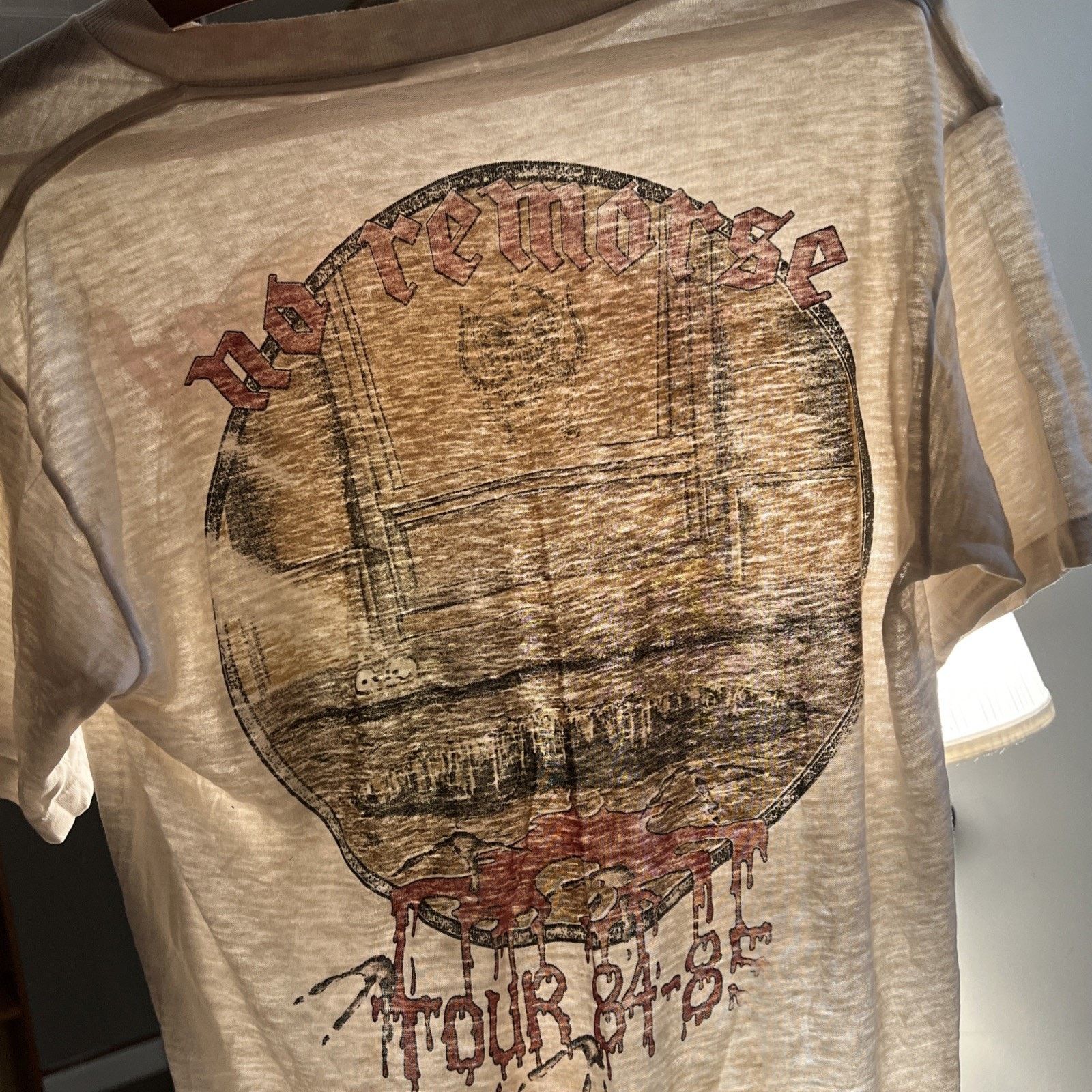 The Unbranded Brand Vintage Motorhead No Remorse Tour 84-85 T Shirt Band Lemmy Size US M / EU 48-50 / 2 - 18 Thumbnail