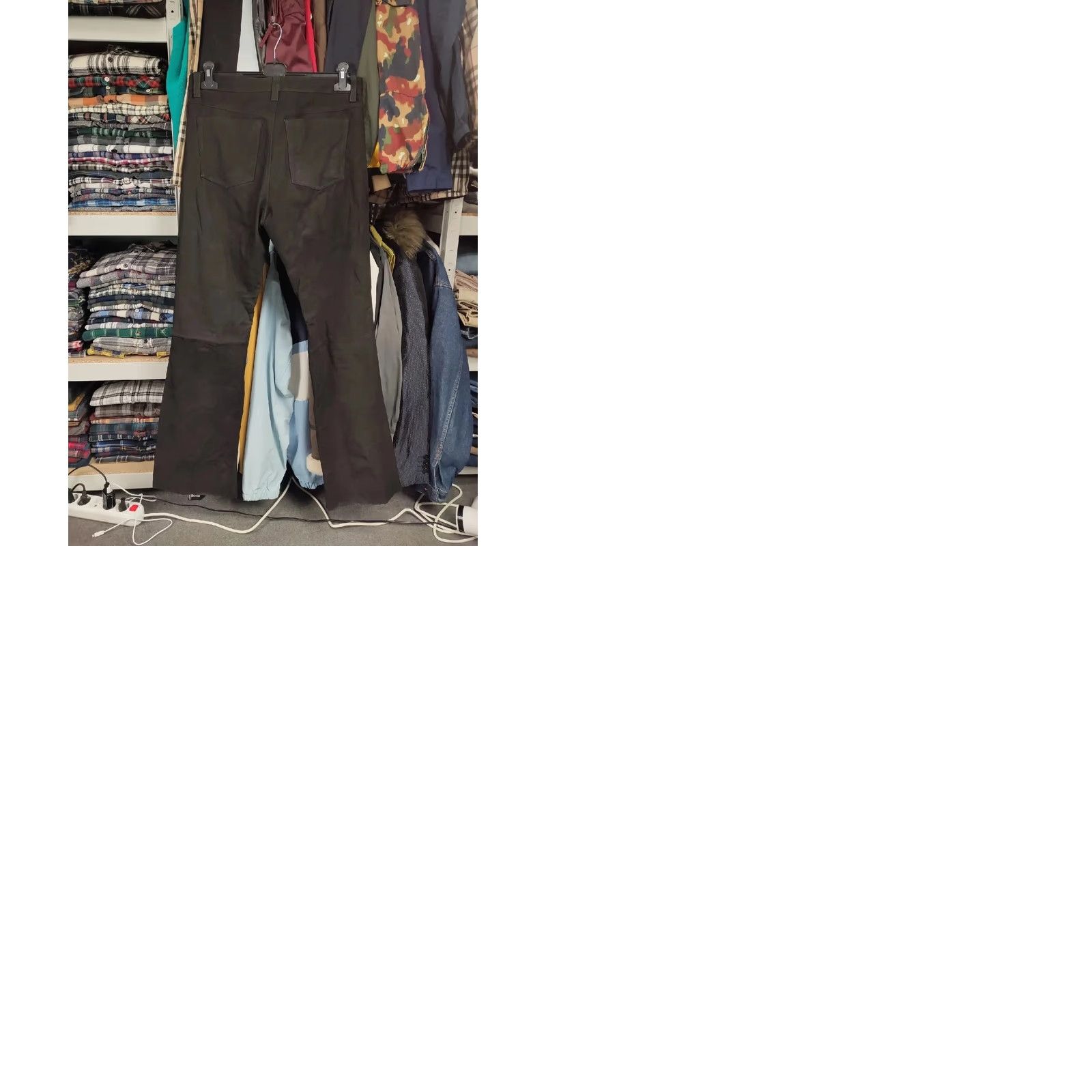 Vintage Y2K Vintage 90s Leather Pants Opium Style Alt Biker USA Rare Men’s Size US 32 / EU 48 - 9 Thumbnail