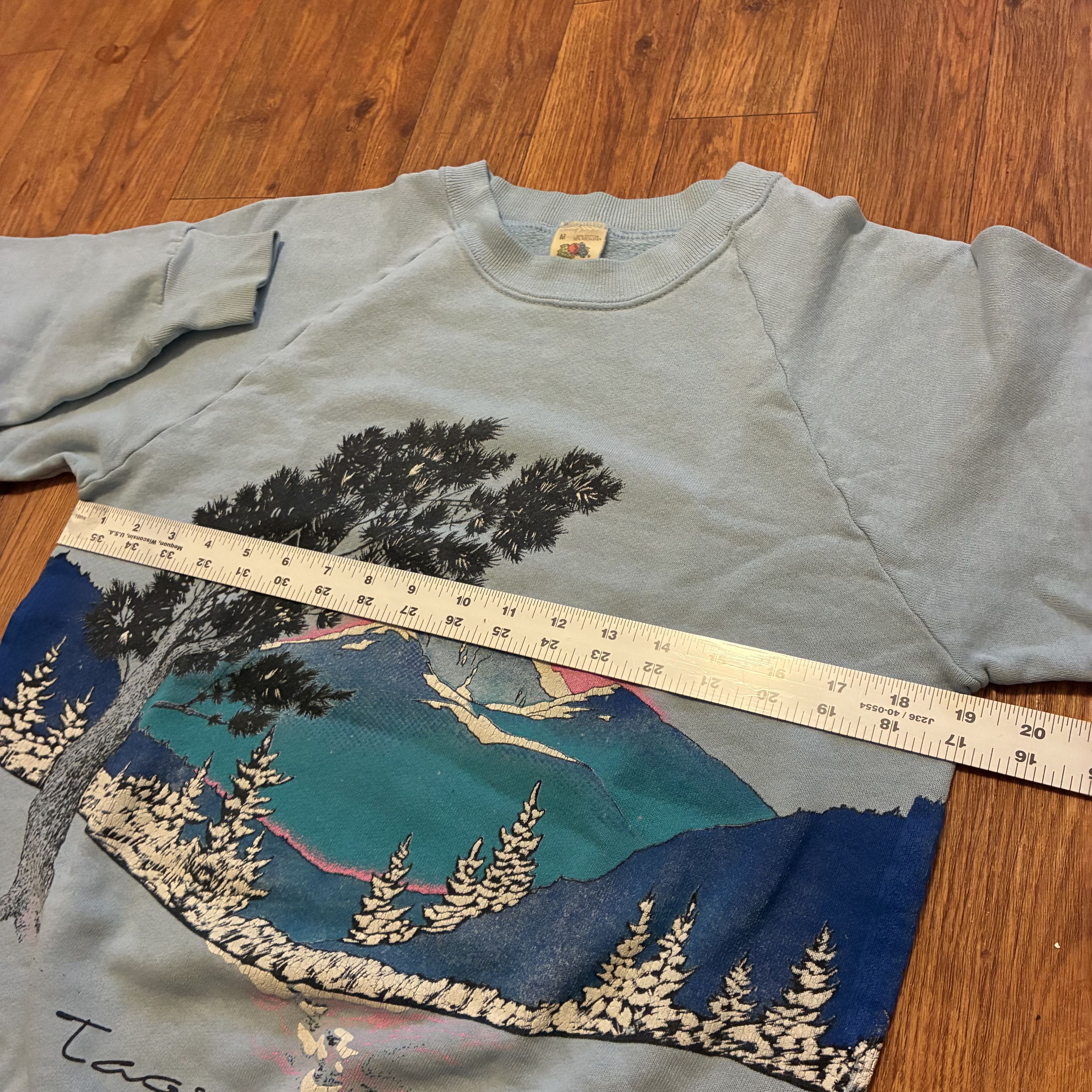 Fruit Of The Loom Vintage 90s Fruit of the Loom Mountain & Nature Crewneck Size M / US 6-8 / IT 42-44 - 4 Thumbnail