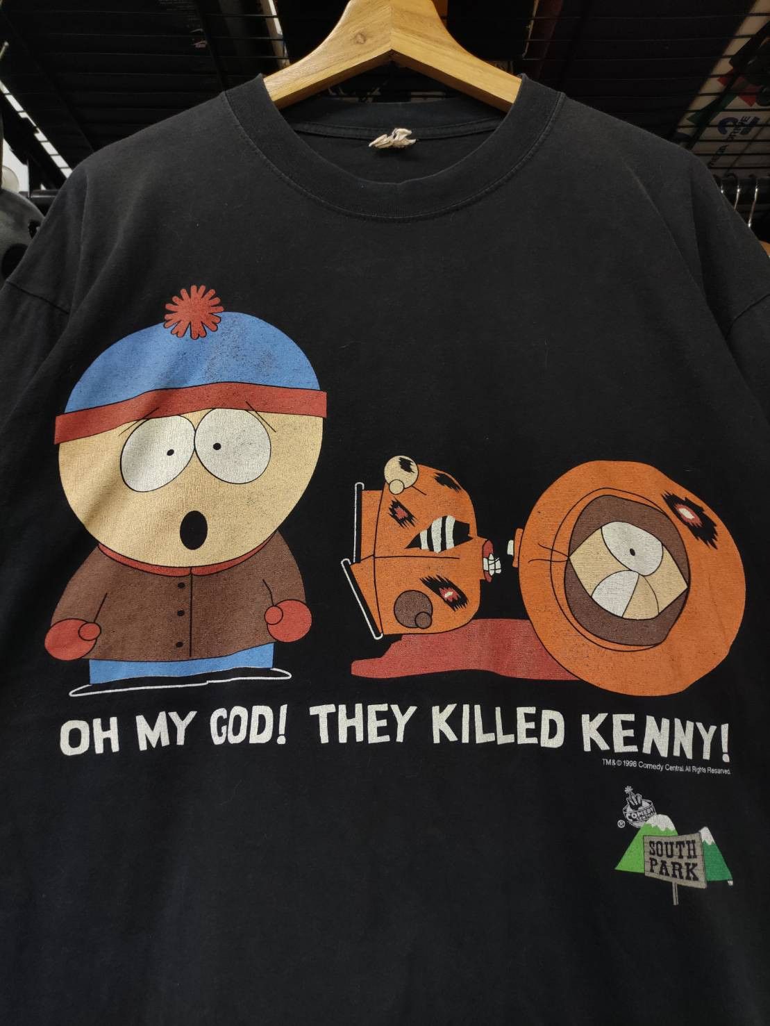 Cartoon Network Vtg 90's South Park " OMG They Killed Kenny " Series Promo Size US L / EU 52-54 / 3 - 1 Thumbnail