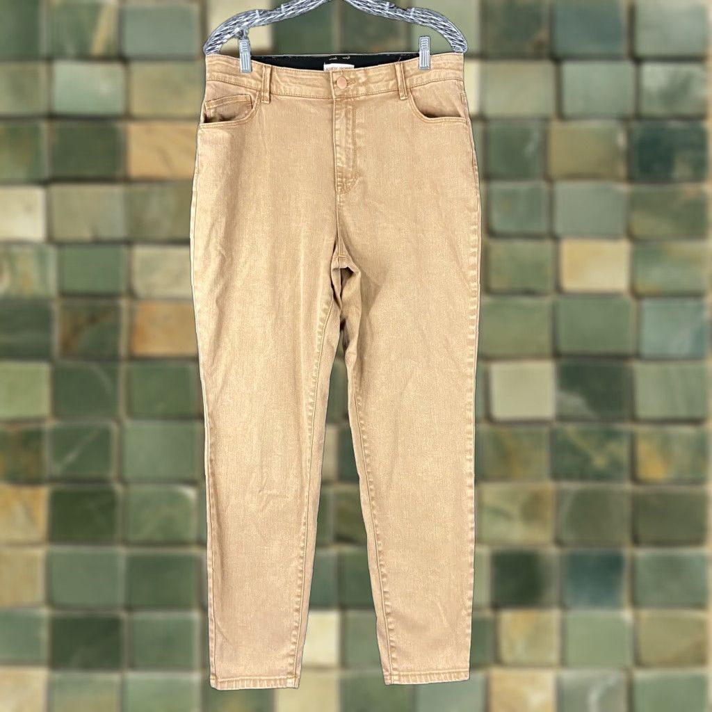 Vintage KNOX ROSE Orange Skinny Ankle Pants Women’s Regular Size 12 Size 34" / US 12 / IT 48 - 1 Thumbnail