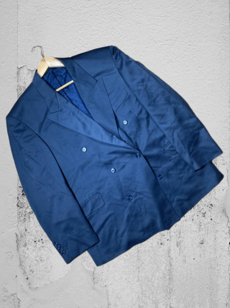 Yves Saint Laurent Yves Saint Laurent YSL Vintage Navy Blazer Size 46R - 1 Thumbnail