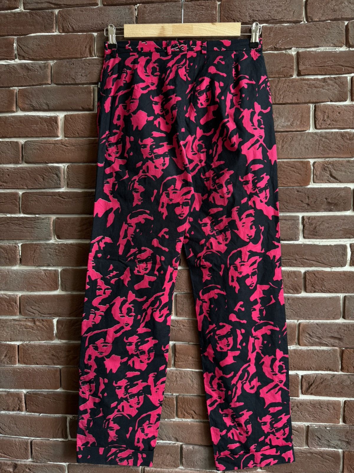 Just Cavalli Rare Vintage Just Cavalli Pixel Face Archive Pants Size US 28 / EU 44 - 2 Thumbnail