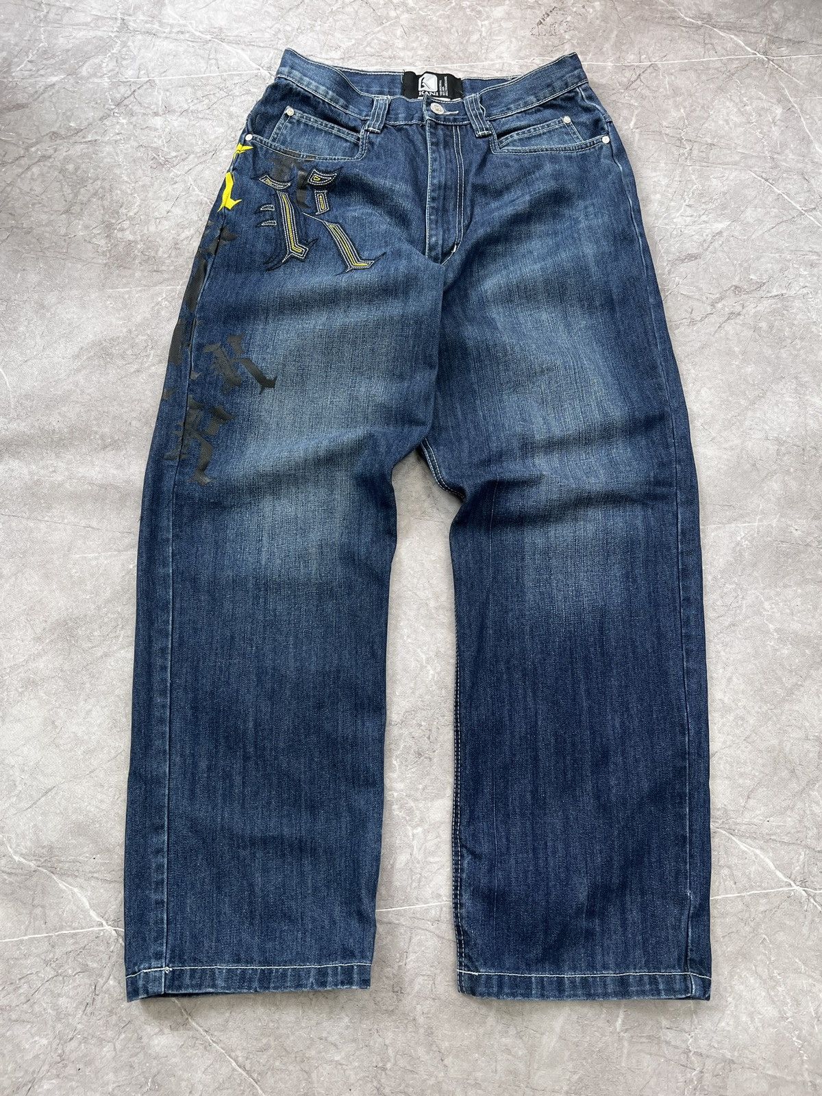 Karl Kani × Wu-Tang Clan Rap skater distressed baggy Karl Kani Jeans pants Size US 30 / EU 46 - 1 Thumbnail